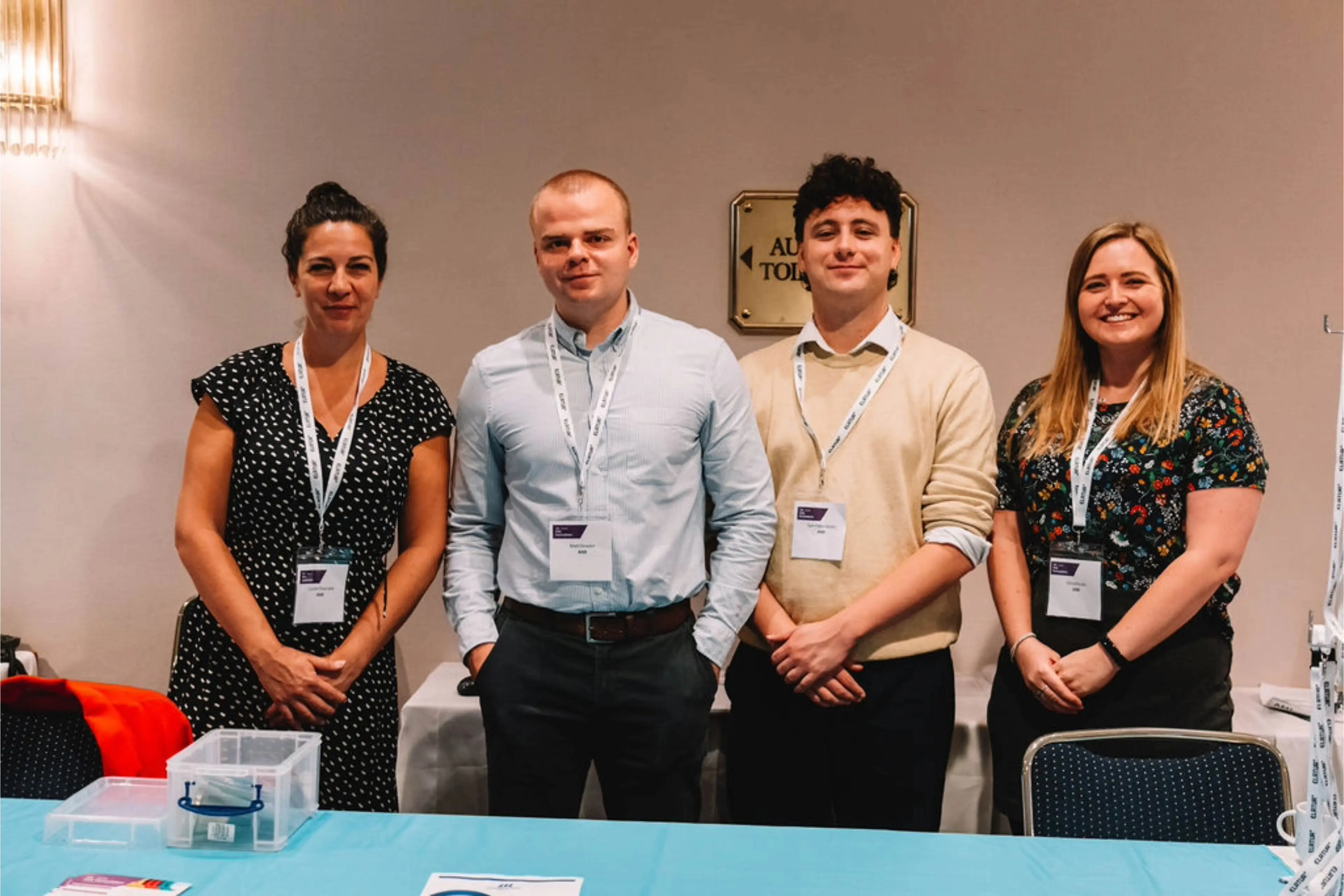 Photo of four AMI colleagues