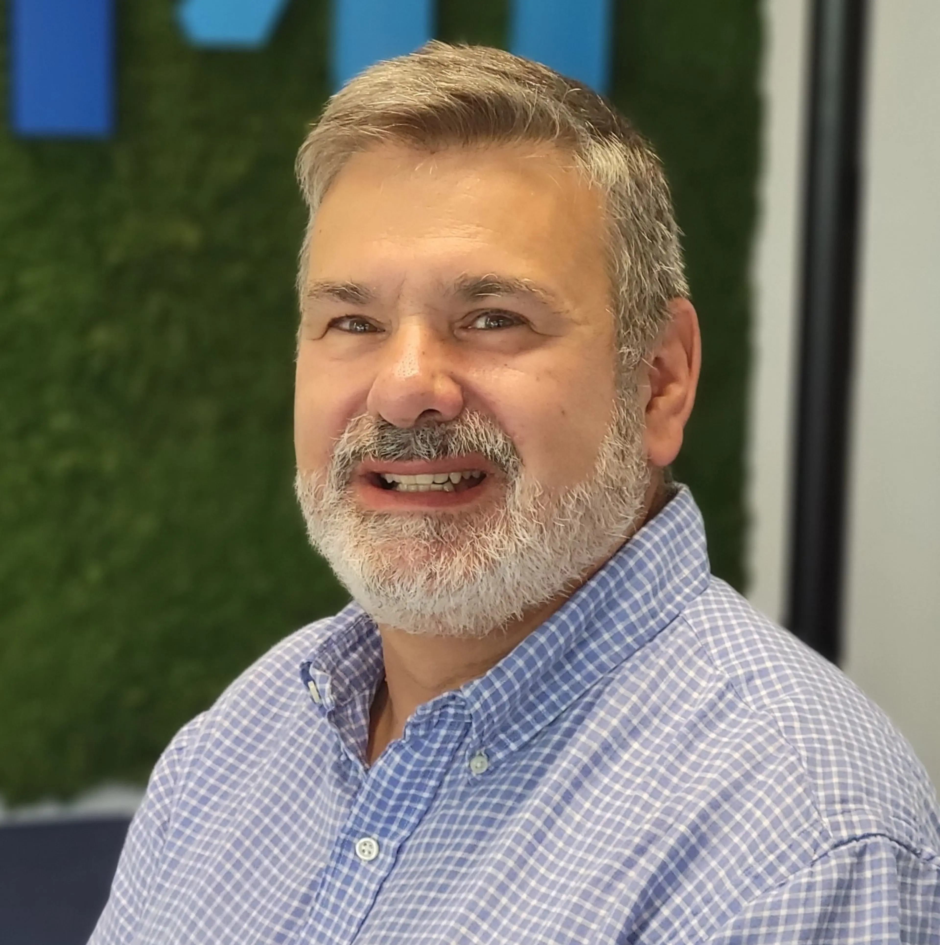 Headshot of Levent Tounjer, Expo Sales Manager, AMI