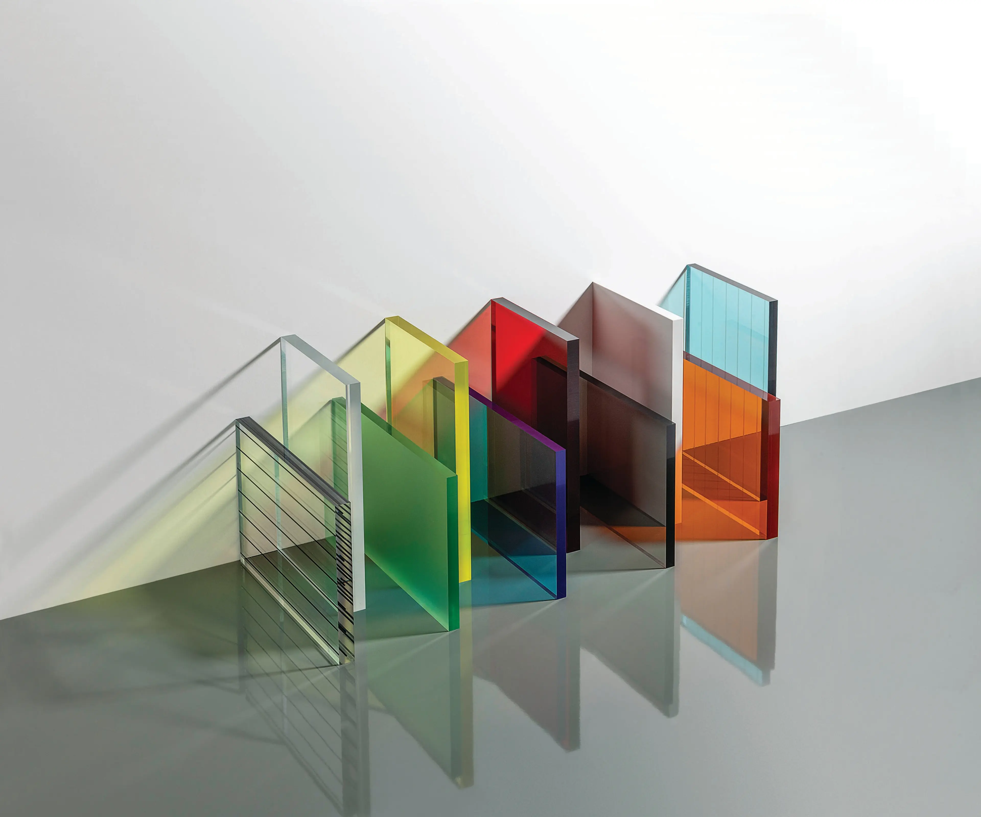 Image from Plexiglas displaying plastic sheet material development