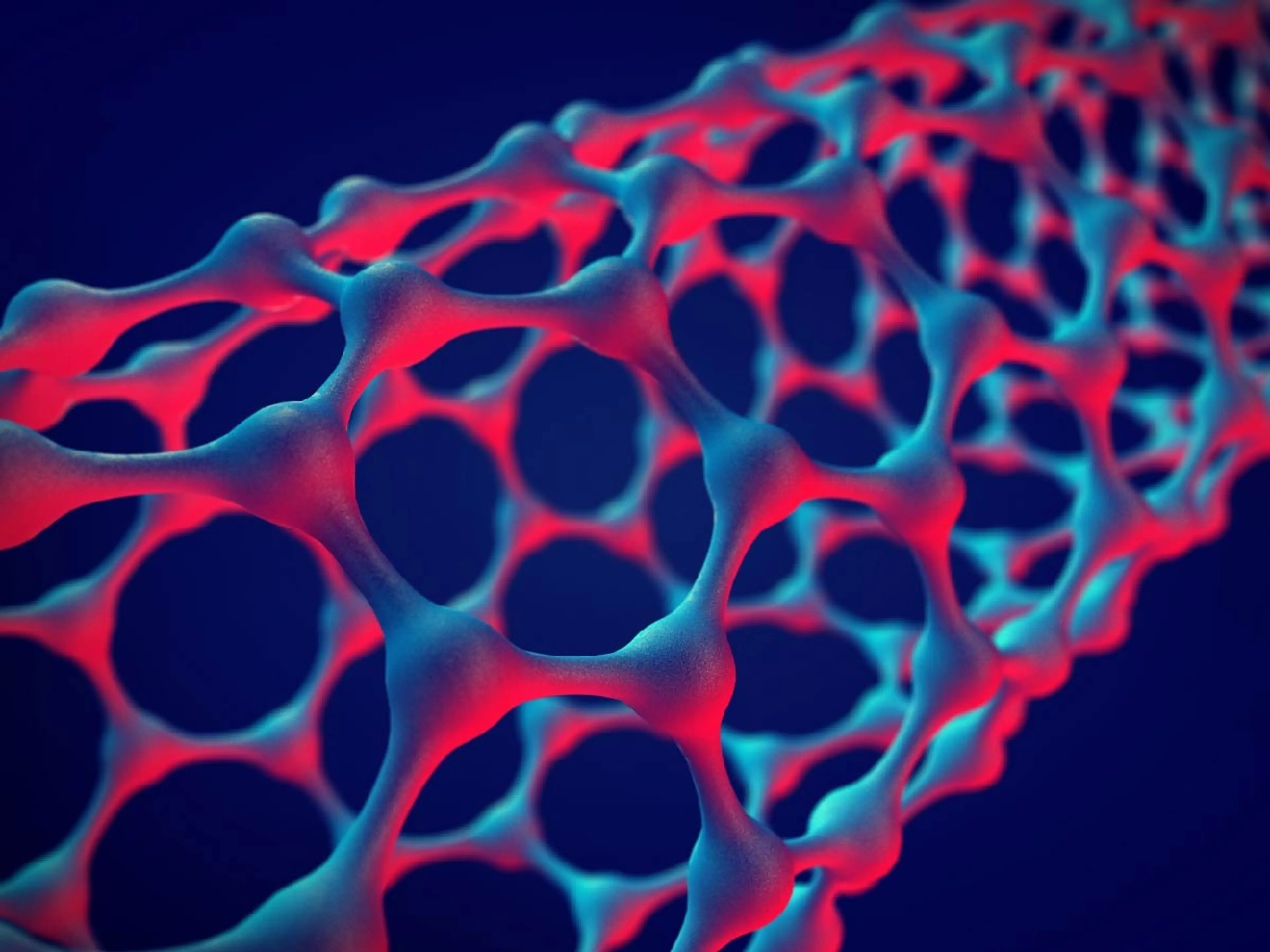 3d rendering of nano composites