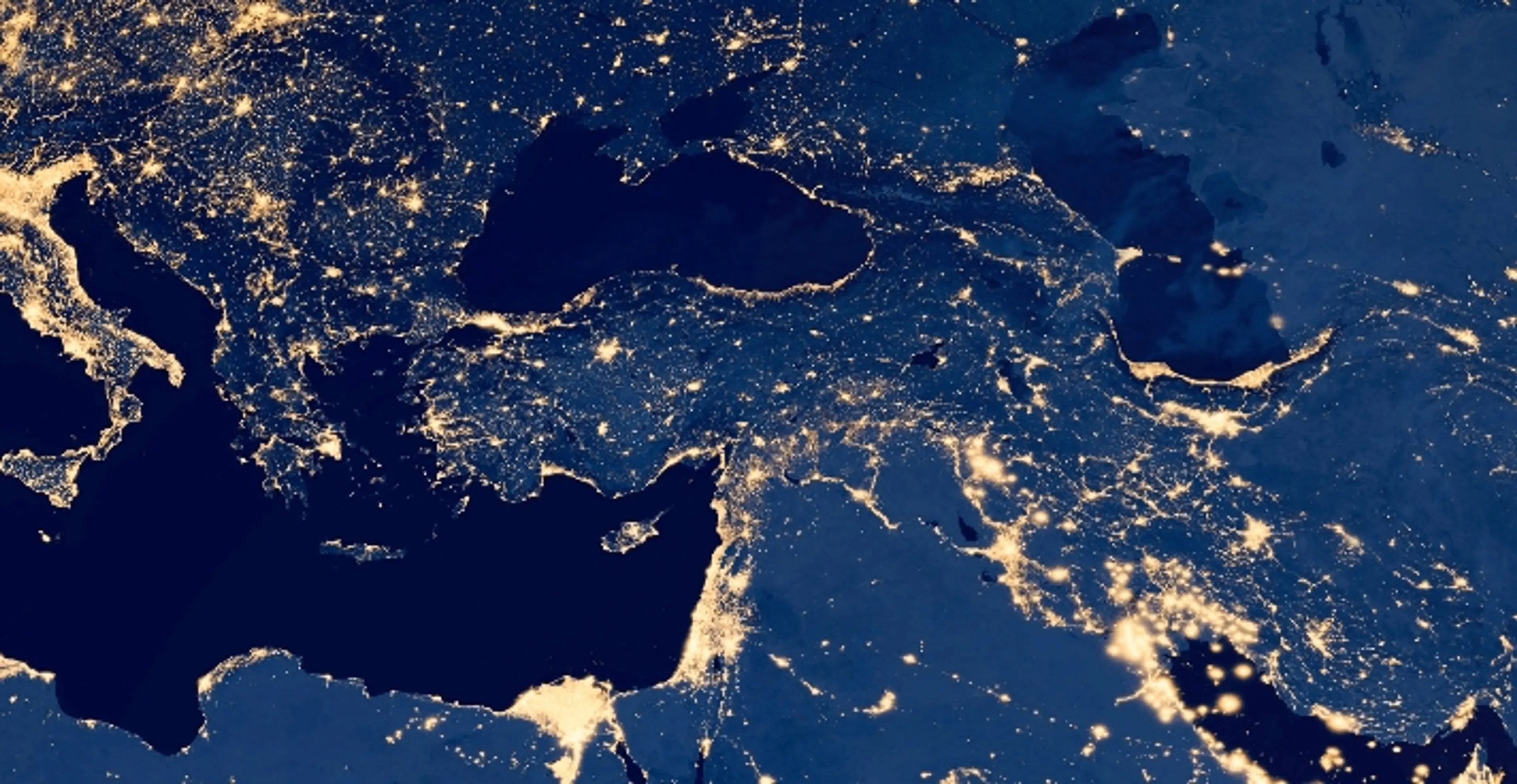 Globe focusing on Turkey