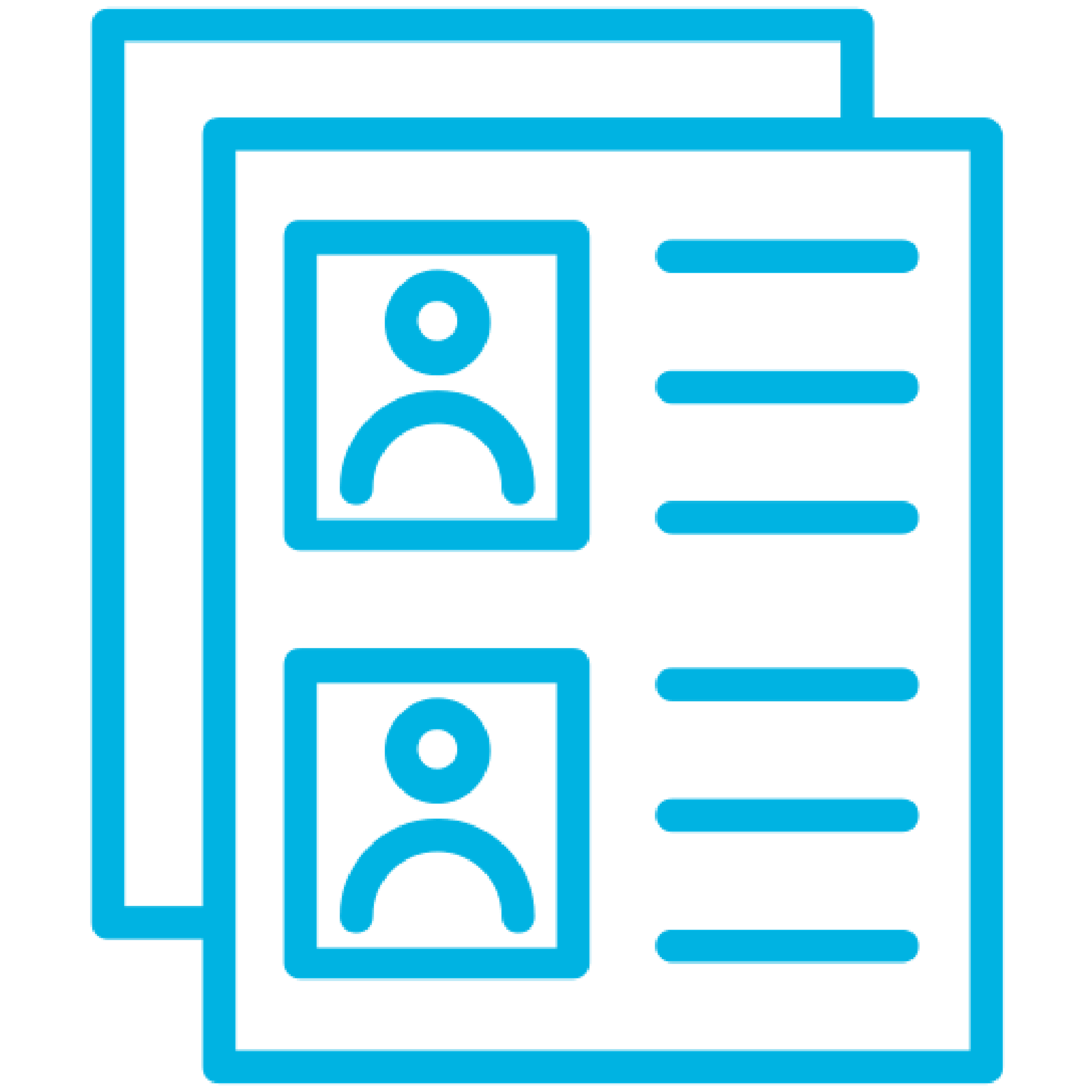 Icon depicting a person's profile